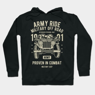 Army Military Off Road Retro Hoodie